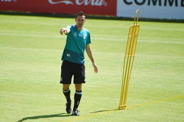 05 06 2018 Eppan South Tyrol Italy German Football Association DFB training camp of the German national team to prepare for the 2018 World Cup Miroslav Klose coaching staff of the German national football team