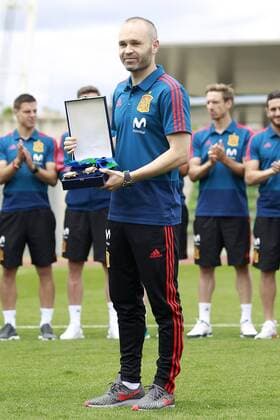 Andres Iniesta the Medal of Merit for Sports. June 5,2018.  (2018060564)
