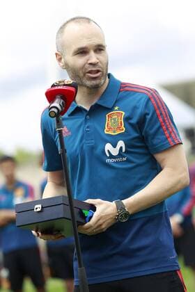 Andres Iniesta the Medal of Merit for Sports. June 5,2018.  (2018060570)