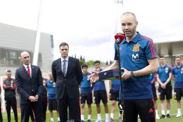 Andres Iniesta the Medal of Merit for Sports. June 5,2018.  (2018060571)