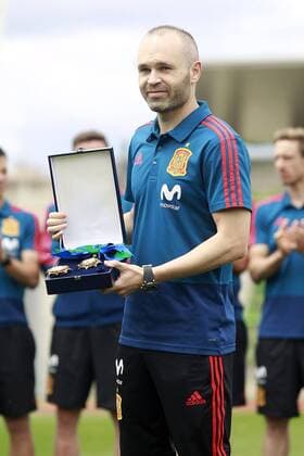 Andres Iniesta the Medal of Merit for Sports. June 5,2018.  (2018060565)