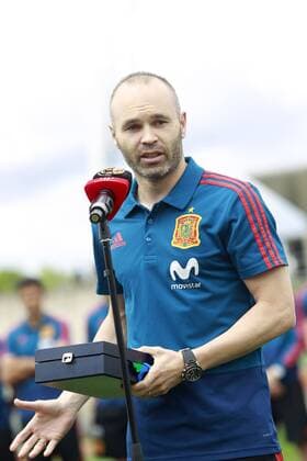 Andres Iniesta the Medal of Merit for Sports. June 5,2018.  (2018060569)