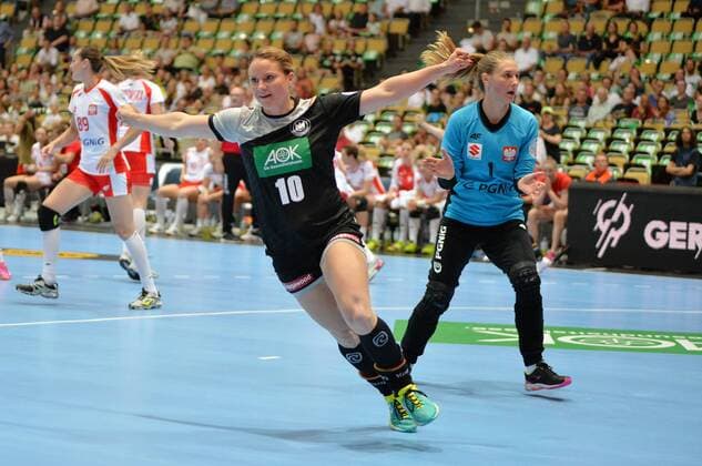 06 06 2018 xemx Handball Women Test Friendly Germany Poland emspor Anna Loerper Germany 10 Muenchen