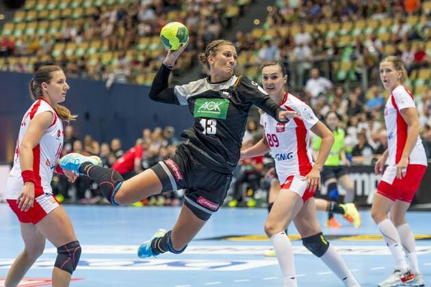 GER Handball Laenderpiel Women Germany vs Poland 06 06 2018 Olympiahalle Muenchen GER Handball Laenderpiel Women Germany vs Poland in the picture Julia Behnke Germany 13 nordphotox xStraubmeier nph00004