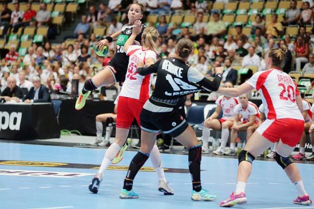 Emily Boelk GER during the Laender match of the Handball Women between Germany and Poland on 06 06 18 in the Olympiahalle Muenchen Test match Handball Women Germany Poland Muenchen Copyright: xEIBNER MarcelxEngelbrechtx EP_MET