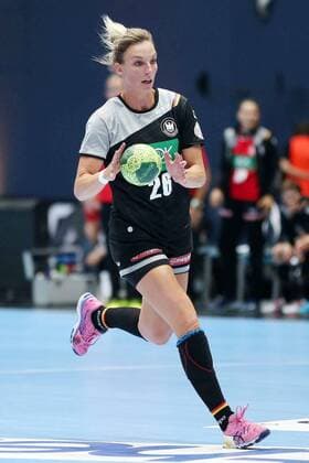 Angie Gescke GER during the Laender match of the Handball Women between Germany and Poland on 06 06 18 in the Olympiahalle Muenchen Test match Handball Women Germany Poland Muenchen Copyright: xEIBNER MarcelxEngelbrechtx EP_MET
