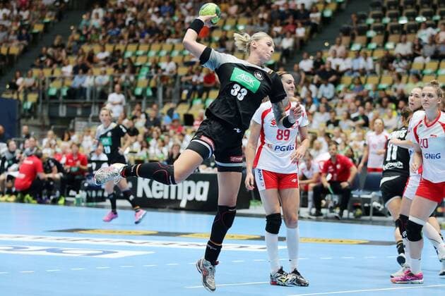 Luisa Schulze GER during the Laender match of the Handball Women between Germany and Poland on 06 06 18 in the Olympiahalle Muenchen Test match Handball Women Germany Poland Muenchen Copyright: xEIBNER MarcelxEngelbrechtx EP_MET