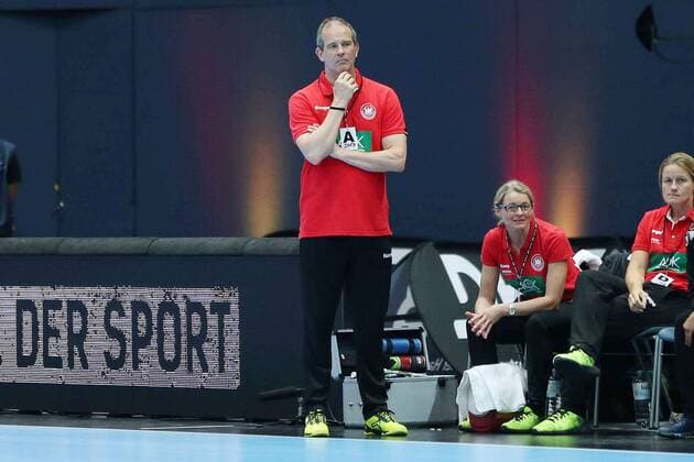 National coach Henk Groener GER during the Laender match of the Handball women between Germany and Poland on 06 06 18 in the Olympiahalle Muenchen Test match Handball women Germany Poland Muenchen Copyright: xEIBNER MarcelxEngelbrechtx EP_MET