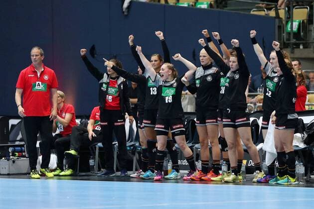 Players during the Laender match of the Handball Women between Germany and Poland on 06 06 18 in the Olympiahalle Muenchen Test match Handball Women Germany Poland Muenchen Copyright: xEIBNER MarcelxEngelbrechtx EP_MET