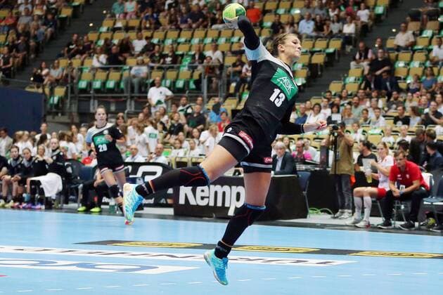 Julia Behnke GER during the Laender match of the Handball Women between Germany and Poland on 06 06 18 in the Olympiahalle Muenchen Test match Handball Women Germany Poland Muenchen Copyright: xEIBNER MarcelxEngelbrechtx EP_MET