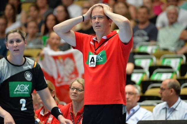 06 06 2018 xemx Handball Women Test Friendly Germany Poland emspor Henk Groener Germany Muenchen