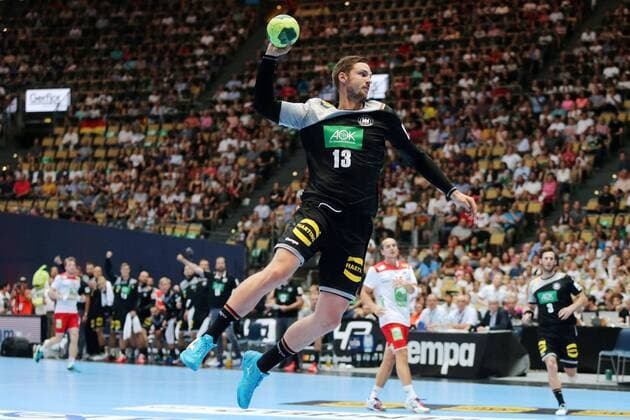 Hendrik Pekeler GER during the Laender match of the Handball men between Germany and Norway on 06 06 18 in the Olympiahalle Muenchen Test match handball men Germany Norway Muenchen Copyright: xEIBNER MarcelxEngelbrechtx EP_MET