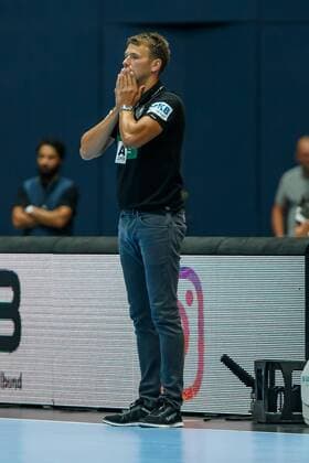 Muenchen Germany 06 06 2018 Handball Laenspiel der Maenner Germany Norway National coach Christian Prokop GER gestures Gestik DeFodi507