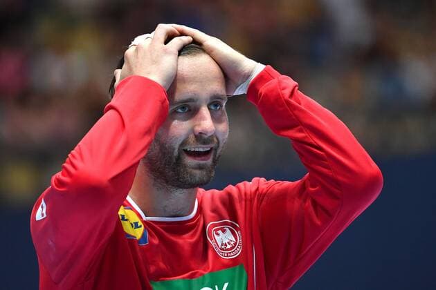 Silvio HEINEVETTER Goalkeeper GER stunned disappointment frustration disappointed frustrated dejected action single image truncated single portrait Portrait Portrait Handball Laenspiel der Maenner Germany GER Norway NOR 25 30 am 06 06 2018 Olympiahalle in Muenchen
