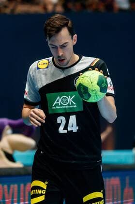 Muenchen Germany 06 06 2018 Handball Laender match of the men Germany Norway Patrick Groetzki GER in action DeFodi507