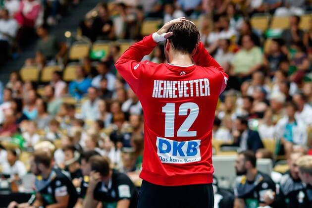Muenchen Germany 06 06 2018 Handball Laenspiel der Maenner Germany Norway Keeper Silvio Heinevetter GER gestures gesticule DeFodi507