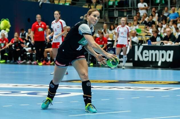 Muenchen Germany 06 06 2018 Handball Laender match of women Germany Poland Anna Loerper GER in action DeFodi507