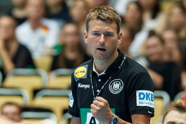 Muenchen Germany 06 06 2018 Handball Laenspiel der Maenner Germany Norway National coach Christian Prokop GER gestures Gestik DeFodi507