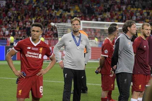 26 05 2018 Football UEFA Champions League Final 2018 Real Madrid FC Liverpool at the Olympic Stadium Kiev Ukraine Coach Jürgen Klopp FC Liverpool disappointed after the match