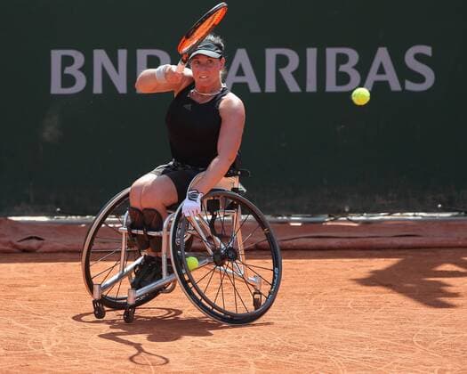 KATHARINA KRUEGER GER Wheelchair Competition Wheelchair Tennis French Open 2018 Grand Slam ATP WTA ITF Roland Garros Paris France 7 June 2018 Copyright: xJuergenxHasenkopfx