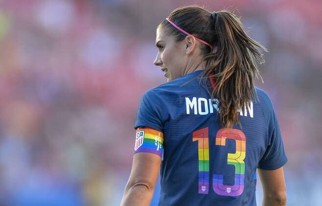 Bilder des Tages - SPORT Fußball, Damen, Nationalteam der USA und die Regenbogen June 7, 2018 - Sandy, Utah, USA - Sandy, Utah - Thursday June 07, 2018: Alex Morgan during an International Friendly Länderspiel match between the women s national teams of the United States (USA) and China PR (CHN) at Rio Tinto Stadium. Alex Morgan - ZUMAt139 20180607_zaa_t139_029 Copyright: xJohnxToddx