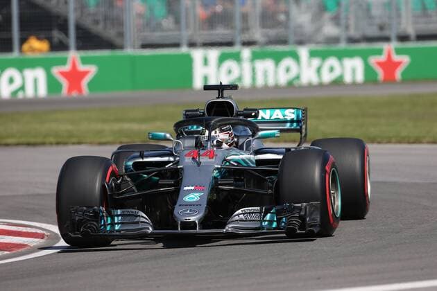 Photo4 LaPresse 08 06 2018 Montreal, Canada Grand Prix Formula One Canada 2018 In the pic: free Practice 1, Lewis Hamilton (GBR) Mercedes AMG F1 W09  Copyright: xPhoto4 LaPressex