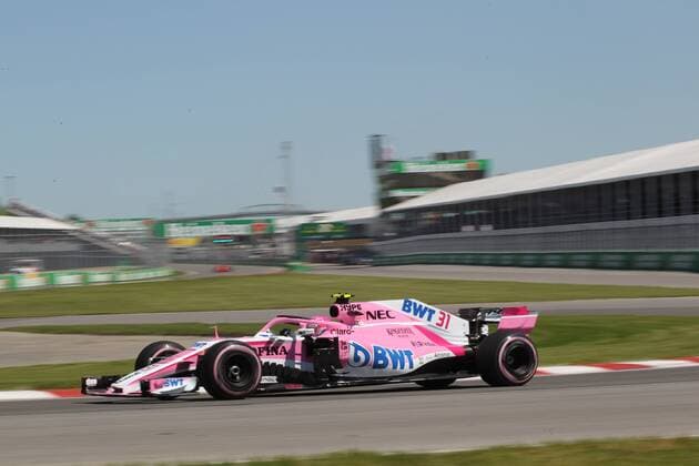 Photo4 LaPresse 08 06 2018 Montreal, Canada Grand Prix Formula One Canada 2018 In the pic: free Practice 1, Esteban Ocon (FRA) Sahara Force India F1 VJM11  Copyright: xPhoto4 LaPressex