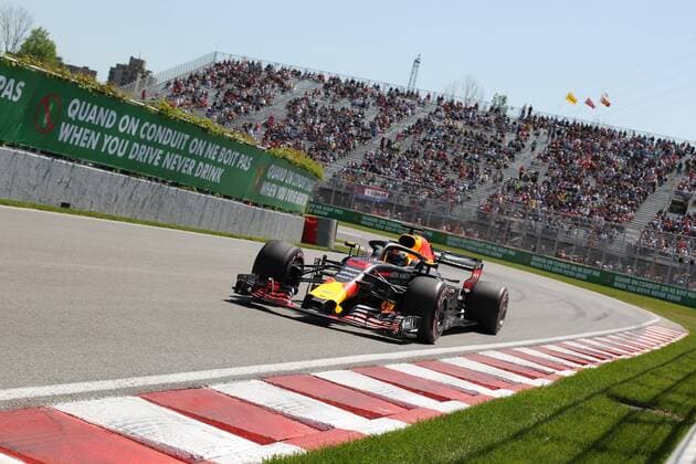 Photo4 LaPresse 08 06 2018 Montreal, Canada Grand Prix Formula One Canada 2018 In the pic: free Practice 1, Daniel Ricciardo (AUS) Red Bull Racing RB14  Copyright: xPhoto4 LaPressex