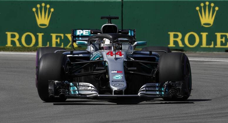 Motorsports: FIA Formula One World Championship WM Weltmeisterschaft 2018, Grand Prix of Canada 44 Lewis Hamilton (GBR, Mercedes AMG Petronas F1 Team), Montreal Canada