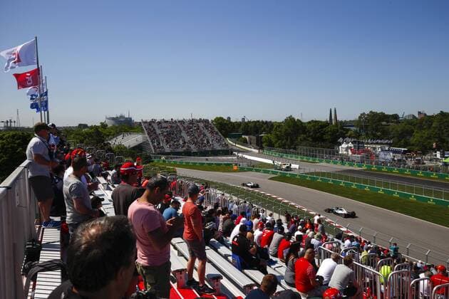 Motorsports: FIA Formula One World Championship WM Weltmeisterschaft 2018, Grand Prix of Canada 77 Valtteri Bottas (FIN, Mercedes AMG Petronas), 44 Lewis Hamilton (GBR, Mercedes AMG Petronas F1 Team), Montreal Canada