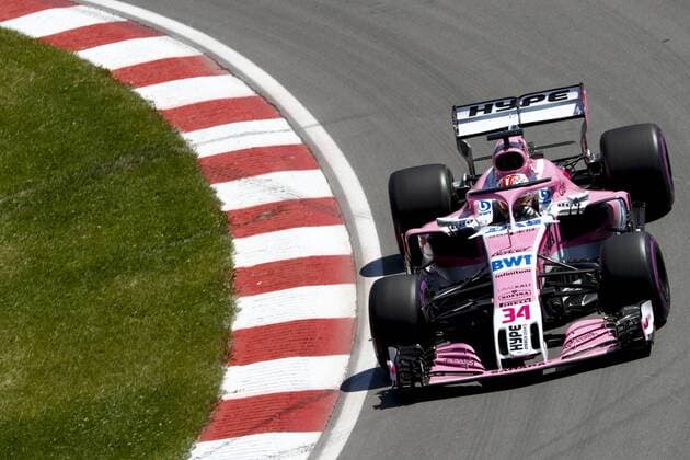 Motorsports: FIA Formula One World Championship WM Weltmeisterschaft 2018, Grand Prix of Canada Nicholas Latifi, Force India VJM11 Mercedes. Montreal Canada