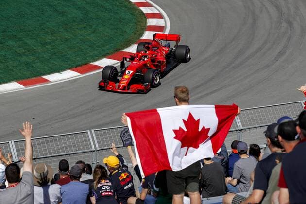 Motorsports: FIA Formula One World Championship WM Weltmeisterschaft 2018, Grand Prix of Canada , 5 Sebastian Vettel (GER, Scuderia Ferrari) Montreal Canada