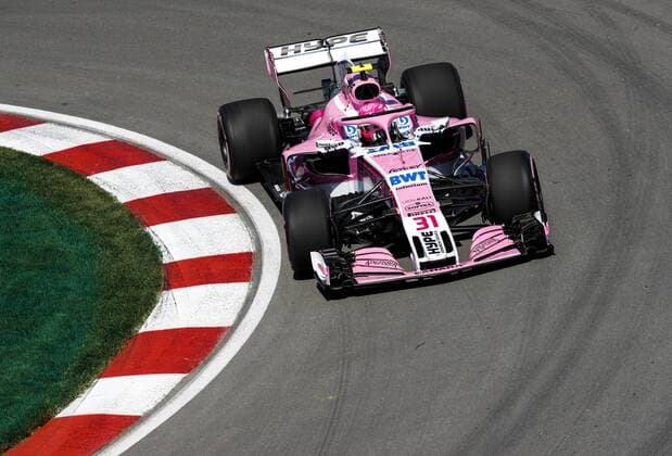 Motorsports: FIA Formula One World Championship WM Weltmeisterschaft 2018, Grand Prix of Canada 31 Esteban Ocon (Sahara Force India F1 Team) Montreal Canada