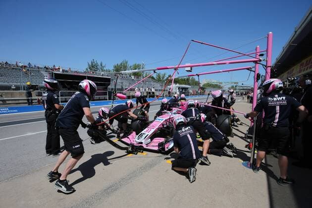 Photo4 LaPresse 08 06 2018 Montreal, Canada Grand Prix Formula One Canada 2018 In the pic: Free Practice 1, Esteban Ocon (FRA) Sahara Force India F1 VJM11  Copyright: xPhoto4 LaPressex