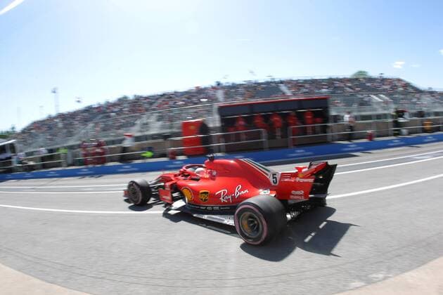 Photo4 LaPresse 08 06 2018 Montreal, Canada Grand Prix Formula One Canada 2018 In the pic: free practice 2, Sebastian Vettel (GER) Scuderia Ferrari SF71H  Copyright: xPhoto4 LaPressex