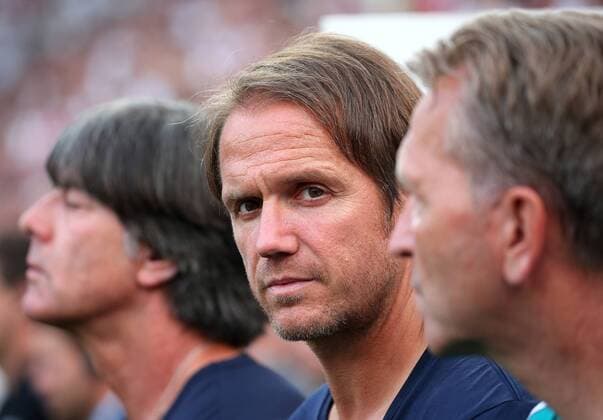 BAU 08 06 2018 Leverkusen Soccer Internationals Germany vs Saudi Arabia v l Coach Joachim Löw Assistant coach Thomas Schneider GER