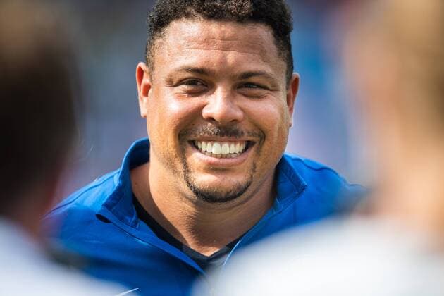 Themen der Woche - SPORT KW23 Bilder des Tages - SPORT 180609 Ronaldo, head coach of Brazil, before the Omkampen match between Norway 1998 and Brazil 1998 on June 9, 2018 in Oslo. Photo: Jon Olav Nesvold BILDBYRAN kod JE 160271 *** 180609 Ronaldo head coach of Brazil before the Match match between Norway 1998 and Brazil 1998 on June 9, 2018 in Oslo Photo Jon Olav Nesvold BILDBYRAN Code JE 160271  Copyright: JONxOLAVxNESVOLD BB180609JE003