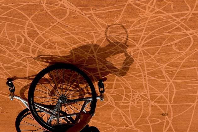 Illustration TENNIS : Internationaux de France de Roland Garros 2018 - Finale Double Hommes Fauteuil - Paris - 09 06 2018 JBAutissier Panoramic 