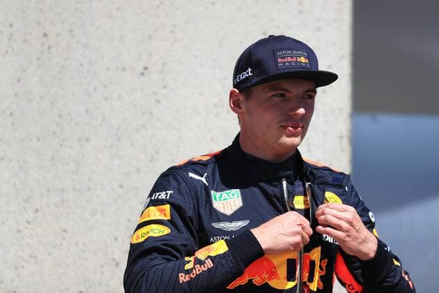 9th June 2018, Circuit Gilles-Villeneuve, Montreal, Canada; Canadian Formula One Grand Prix, qualification; Red Bull Racing TAG Heuer, Max Verstappen takes 3rd on pole  ActionPlus12035024 Octane