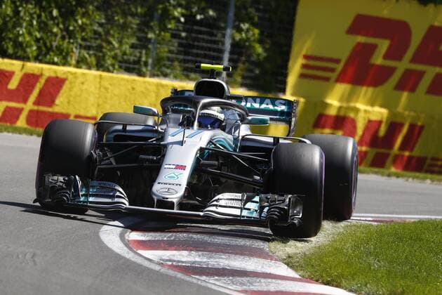 Motorsports: FIA Formula One World Championship WM Weltmeisterschaft 2018, Grand Prix of Canada 77 Valtteri Bottas (FIN, Mercedes AMG Petronas), Montreal Canada