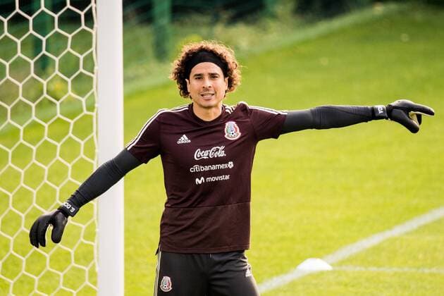 180612 Goalkeeper Guillermo Ochoa of Mexico during a training session ahead of the 2018 FIFA World Cup on June 12 2018 in Moscow Photo Petter Arvidson BILDBYR N Code PA 92060  Copyright: PETTERxARVIDSON BB180612PA044
