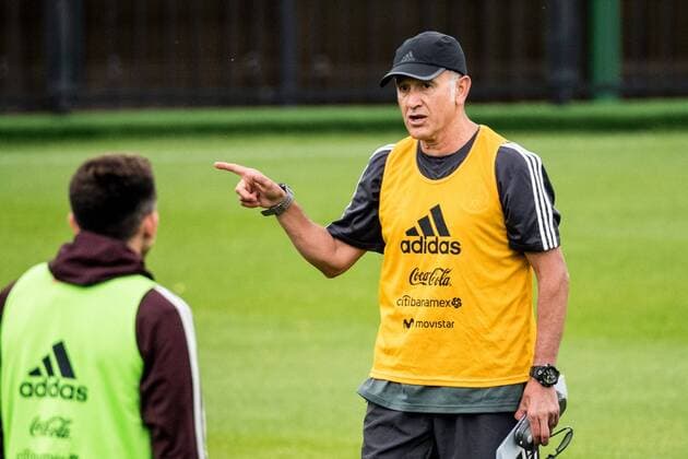 180612 Juan Carlos Osorio coach of Mexico during a practice session ahead of the 2018 FIFA World Cup on June 12 2018 in Moscow Photo Petter Arvidson BILDBYR N Code PA 92060  Copyright: PETTERxARVIDSON BB180612PA048