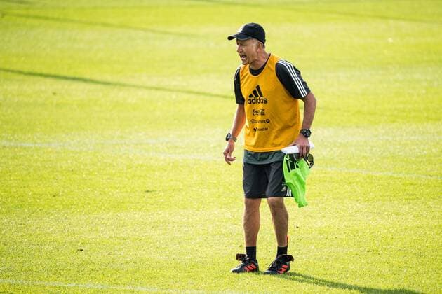 180612 Juan Carlos Osorio coach of Mexico during a practice session ahead of the 2018 FIFA World Cup on June 12 2018 in Moscow Photo Petter Arvidson BILDBYR N Code PA 92060  Copyright: PETTERxARVIDSON BB180612PA049