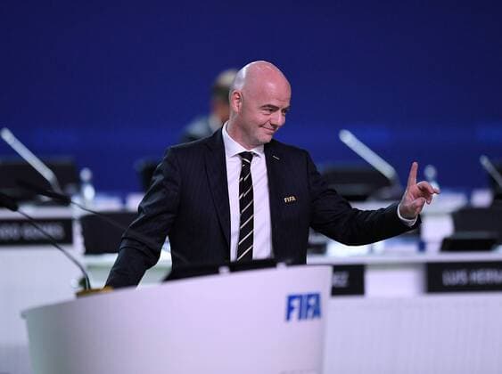 Football International FIFA Congress 2018 in Moscow 13 06 3018 FIFA President Gianni Infantino Switzerland