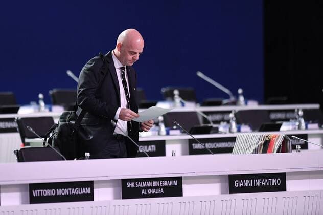Football International FIFA Congress 2018 in Moscow 13 06 3018 FIFA President Gianni Infantino Switzerland