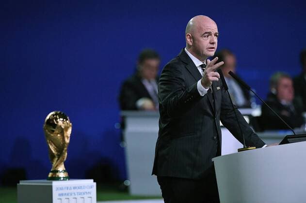 Football International FIFA Congress 2018 in Moscow 13 06 3018 FIFA President Gianni Infantino Switzerland