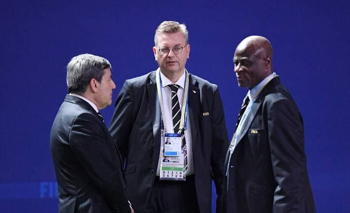 Football International FIFA Congress 2018 in Moscow 13 06 3018 DFB President Reinhard Grindel Germany