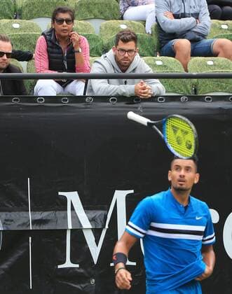 20180614 Mercedes Cup 2018 ATP Tour WeissenhofStuttgart Tennis Sports im Bild Mother of Nick Kyrgios AUS is watching her son