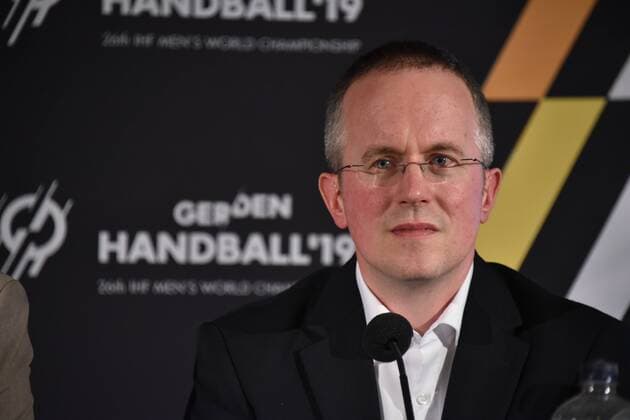 Tim Oliver Kalle Head of Communications at the DHB on 15 06 2018 in Cologne at the presentation of the Handball World Cup Ambassador The Handball World Cup 2019 will take place from 10 to 27 January 2019, among others in the Lanxess Arena in Cologne