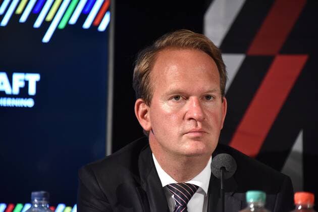 Stefan Löcher Managing Director of the Lanxess Arena on 15 06 2018 in Cologne at the presentation of the Handball World Cup Ambassador The Handball World Cup 2019 will take place from the 10th of January 2019 to the Lanxess Arena in Cologne